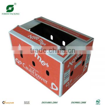 COLOR PRINTED LETTUCE PACKAGING BOX