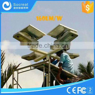 CE,RoHS Certification and Aluminum Alloy Lamp Body Material trade assurance solar led street lights with 50w 65w solar panel