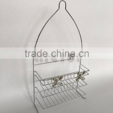 Bathroom Shower Caddy for Shampoo, Conditioner, Soap,/ chrome