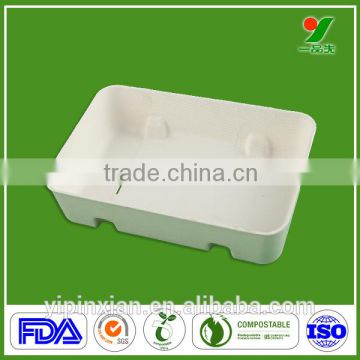 Wholesale Eco-friendly Biodegradable ODM/OEM Bagasse Packing Molded Pulp Buffering Packaging Tray with Competitive Price