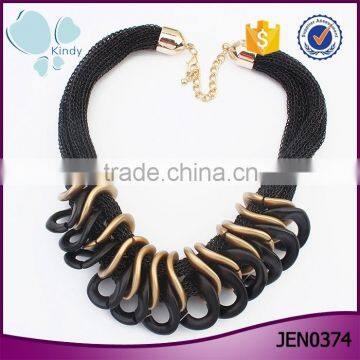 American trending jewelry statement fashion chunky necklace