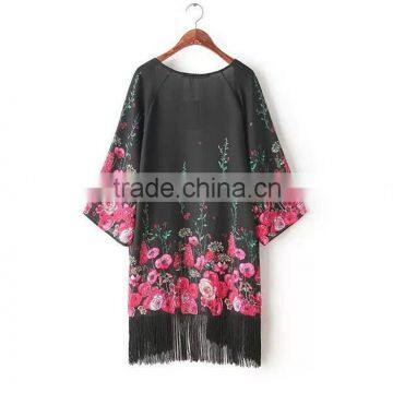 Wholesale Cutomaize Color and Size Polyester Chiffon Kaftans and Tunics photo-2