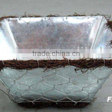 Zinc Flower Planter