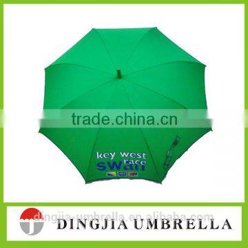 2015 Shenzhen Gift Promotional High Quality Strong Proof Green Straight Umbrella photo-2