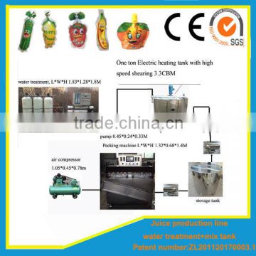 Myanmar bag juice /water production line (from water treatment to packing machine)