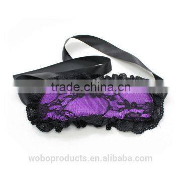 Fetish Adult Novelty Product Sex Toy PVC/lace leather blindfold eye mask