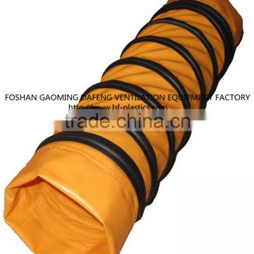 PVC fire proof flex welding ventilation duct hose