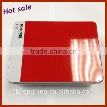 Hot selling rectangular gift metal tin can box