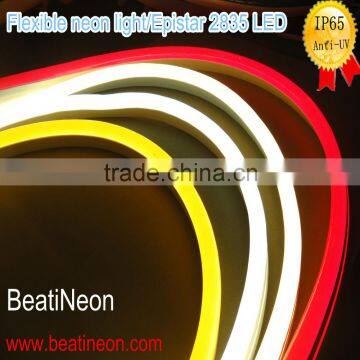 50m 100m bendable IP65 neon flexible strip light/SMD2535/5050LED flex PVC neon tube