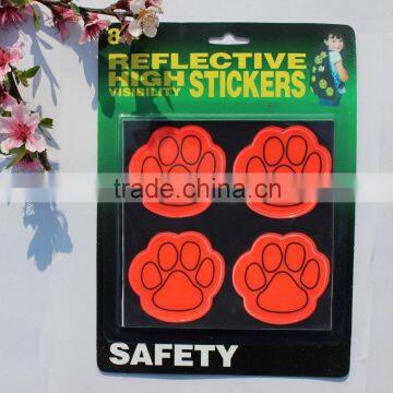 Reflective safety sticker