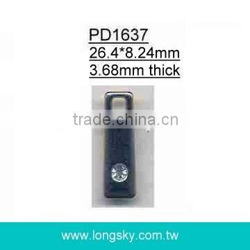 Rhinestone pullers and charms for zipper sliders (#PD1637)