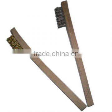 wooden handle steel wire scratch brush