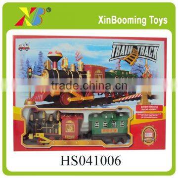 Battery Control Toys Plastic Train Track with Light and Music