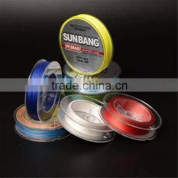 New style anti abrasion black fishing line with 100% pe material