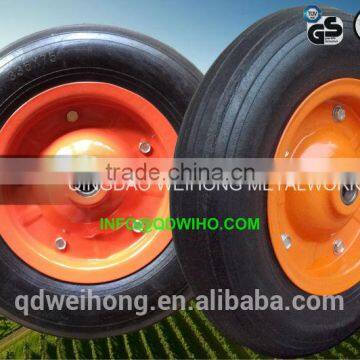 3.50-7 13" inch Rubber Solid wheel solid foam wheel wheelbarrow wheel Manufacturer factory