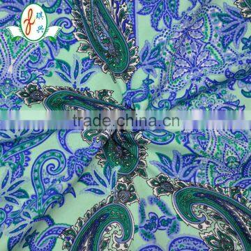 86polyester14spandex blue and white porcelain swimwear fabric