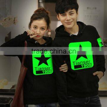 custom new design couple fleece hoodie jacket