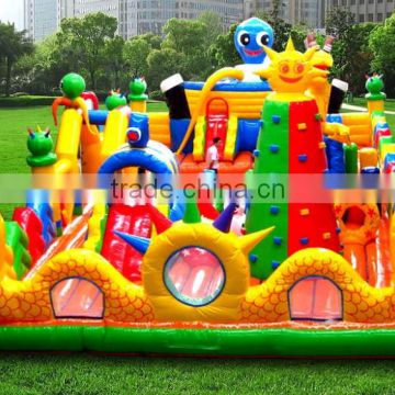 Lanqu outdoor inflatable children playground for sale