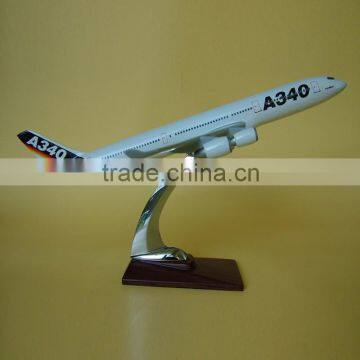 A340 airbus aircraft toy model,scale model airplane,resin toy plane