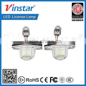 Auto car 18smd LED license plate lights for Hon.da ect. cars