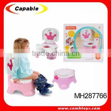 2015 new model baby toilet trainer with music