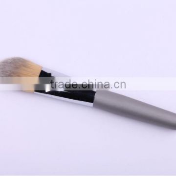 purple nylon hair wooden foundation brush,professional face brush