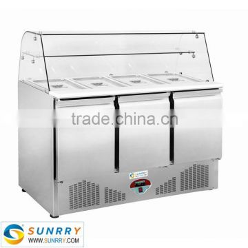 Stainless Steel Pizza Refrigerator Cooler Table