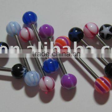 Stainless Steel Piercing Jewelry,Tongue Ring