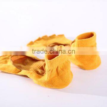 Professional Yoga Socks Dug Wuzhi Five Toe Socks Backless Slip Yoga Yoga Dance photo-4