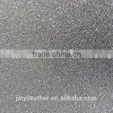 JRLJ011 new design glitter fabric synthetic &artifical leather for bag shoes wallpaper guangzhou china factory dirtect sell