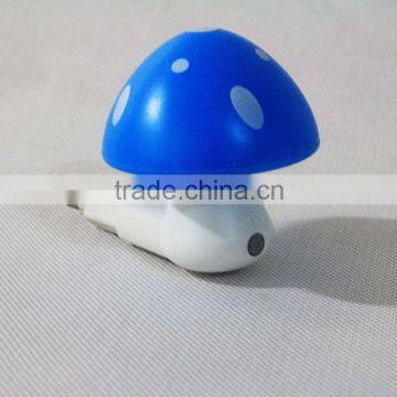 Full Stock Battery Powered ABS Plastic Mushroom Led Sensor Night Light photo-2