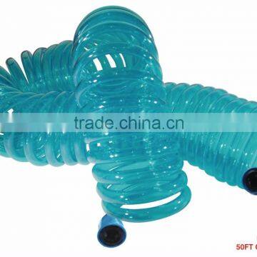 15M Flexible PU Coil Garden Water Hose