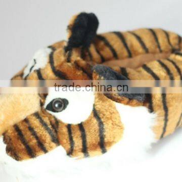 plush tiger slipper/Cute warm indoor animal type plush tiger slipper/anime plush slippers for men