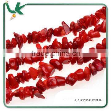 Wholesale Diy Jewelry Accessories Natural Red Coral Chips Stands