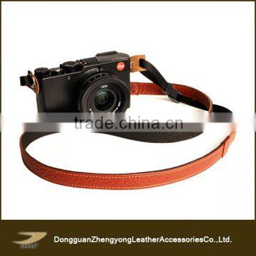 leather camera strap, leather neck strap, camera neck strap