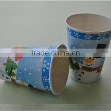 Disposable party paper cup, christmas paper cup