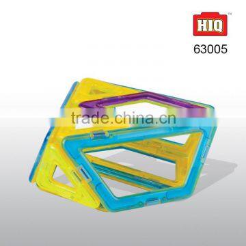 2016 New Design Plactic Connecting Kids Magnetic Blocks in 11pcs