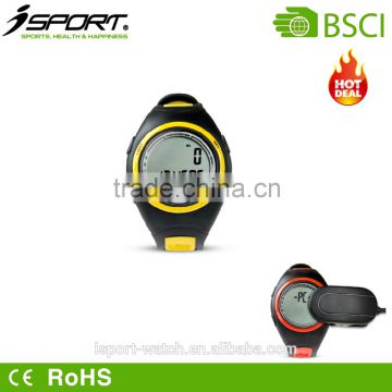 BSCI Audited Shenzhen High-tech Factory Outdoor Exercise Rechargeable Pedometer Watch W284