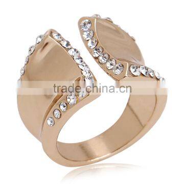 Fashion Ringent Rings Austrian Crystal 18k Gold Plating Ring