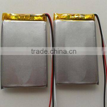 China supplier rechargeable battery 3.7v ultra thin flexible curved lipo battery