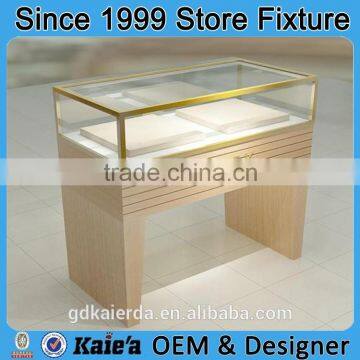 wood durable display cabinet for moblie phone