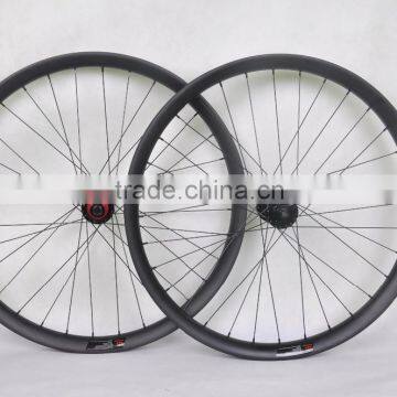 29er Plus Carbon Mtb Bike Wheels 50mm Carbon Wheels DT Champion Spokes Chosen Hub 15*150 and 12*197mm Hub photo-2