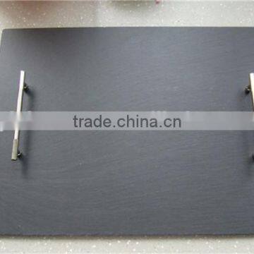 Slate Placemat With Metal Handle photo-2