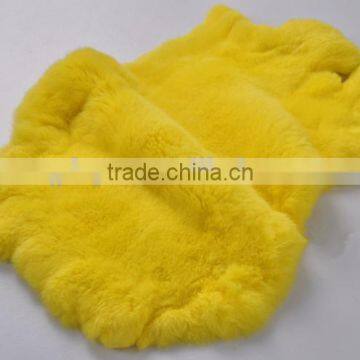 Real Fur Skin / Rex Rabbit Dyed Colors / Rex Rabbit Fur Skin For Coat photo-3