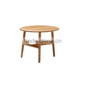 small round wooden table with metal leg home furniture Dining Table coffee table