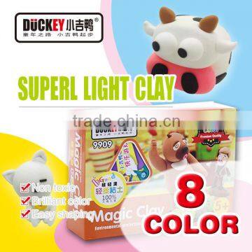 super light clay ,soft polymer modeling, Kids toy DIY magic clay