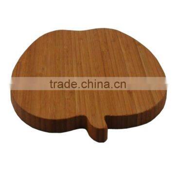 Apple shape bamboo eco-friendly cutting board