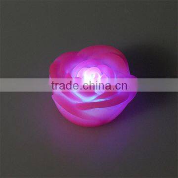 Color Changing Rose Flower LED Light Night Candle Lamp Romantic