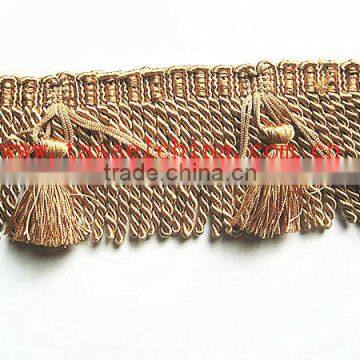 100% Polyester Bullion Fringe For Decorative Sofa Fabric
