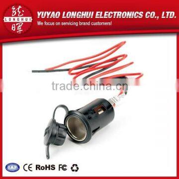 car socket, car charger adapter, single socket
